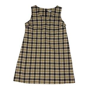 Vintage Mimi Maternity Womens Size S Plaid Mini Dress Fall Autumn
